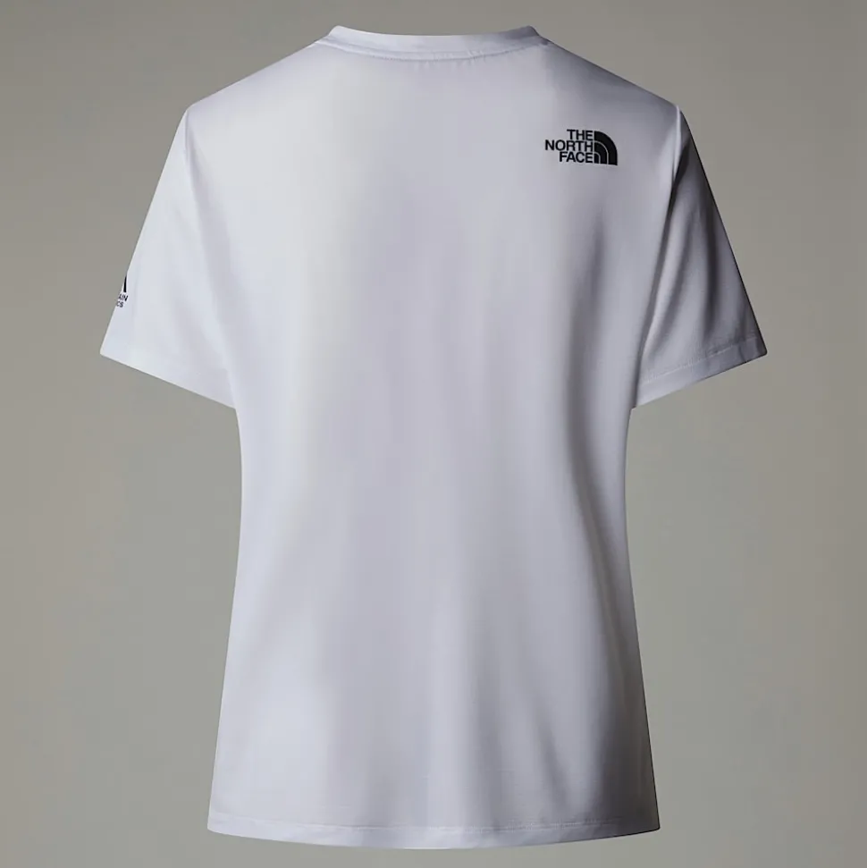Cheap The North Face Mountain Athletics Flex T-shirt Til Damer TNF White