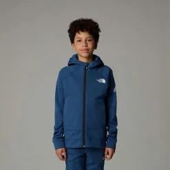 Outlet The North Face Mountain Athletics Jakke Med Hætte Til Drenge Summit Navy