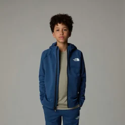 Outlet The North Face Mountain Athletics Jakke Med Hætte Til Drenge Summit Navy