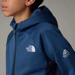 Outlet The North Face Mountain Athletics Jakke Med Hætte Til Drenge Summit Navy