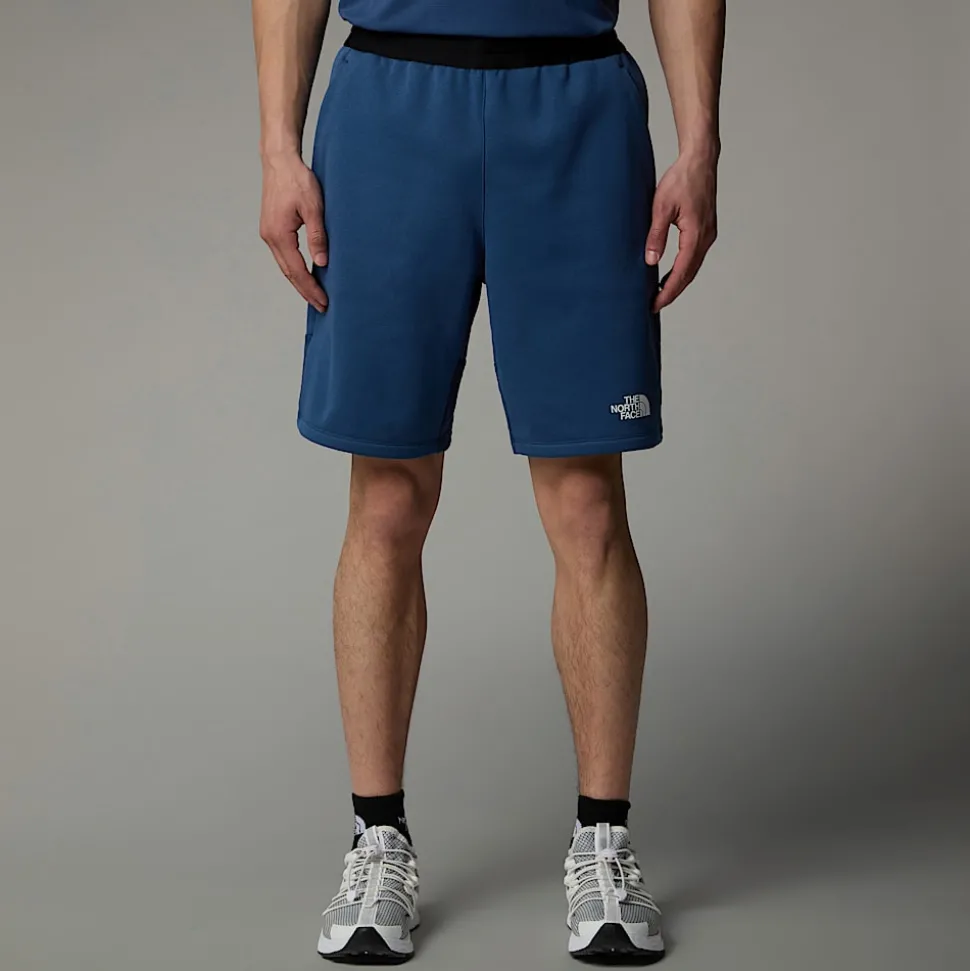 Cheap The North Face Mountain Athletics Shorts I Fleece Til Herrer SHADY BLUE