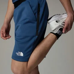 Cheap The North Face Mountain Athletics Shorts I Fleece Til Herrer SHADY BLUE