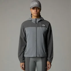 Clearance The North Face Mountain Athletics Trajectory Jakke Med Lynlås Til Damer Monument Grey-Smoked Pearl