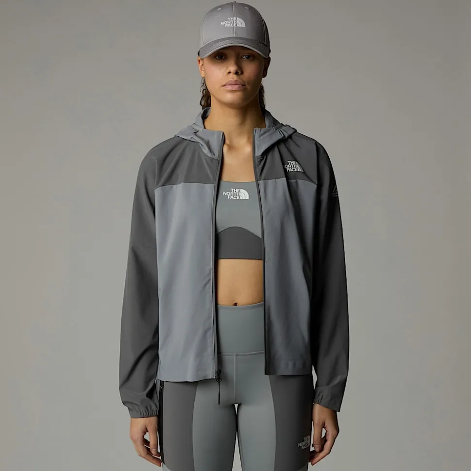 Clearance The North Face Mountain Athletics Trajectory Jakke Med Lynlås Til Damer Monument Grey-Smoked Pearl