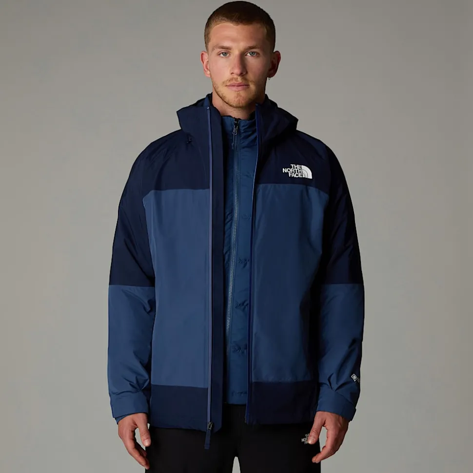 Clearance The North Face Mountain Light Triclimate 3-i-1 GORE-TEX® Jakke Til Herrer Shady Blue-Summit Navy-NPF