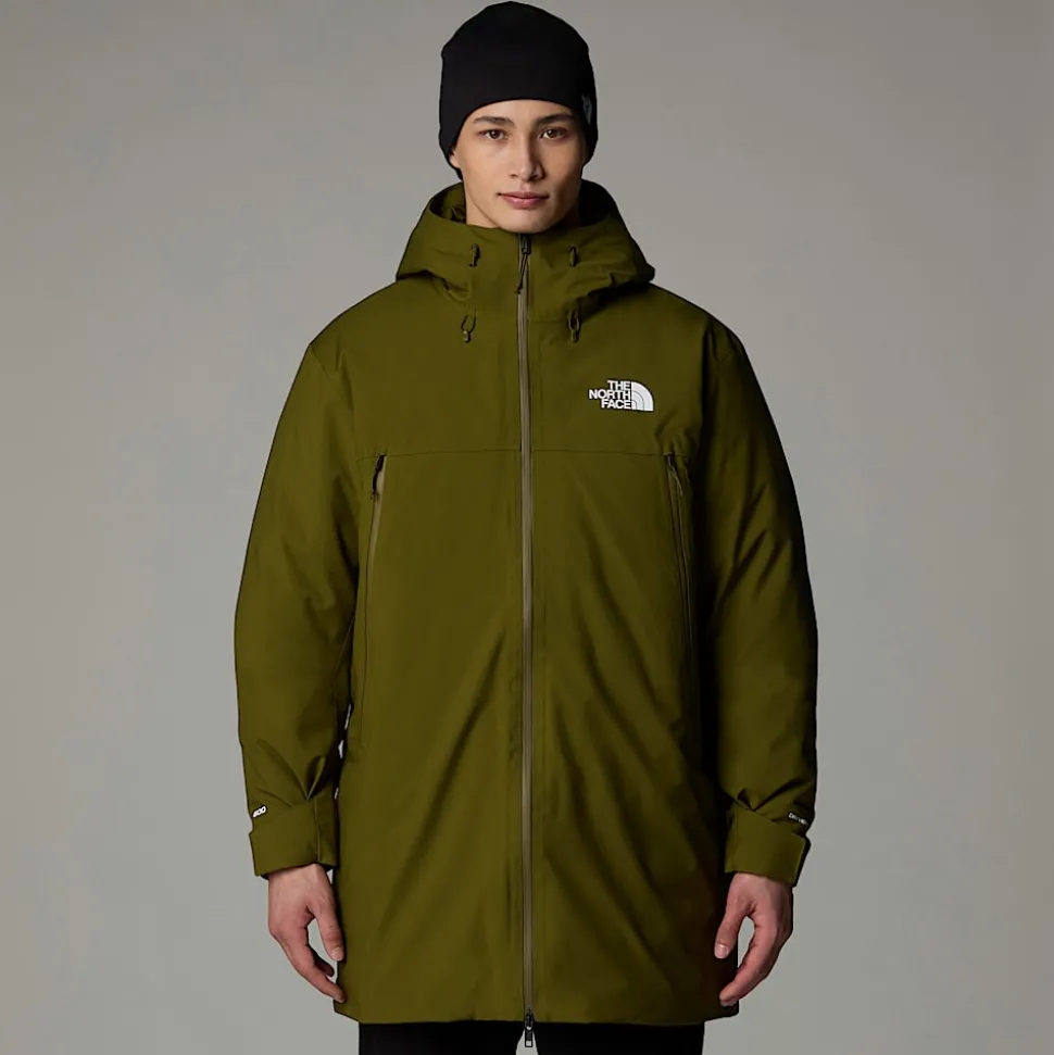 Online The North Face Mountain Range Dunparka Til Herrer Forest Olive
