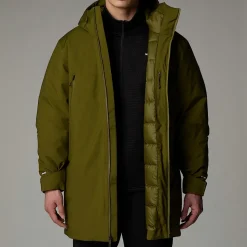 Online The North Face Mountain Range Dunparka Til Herrer Forest Olive