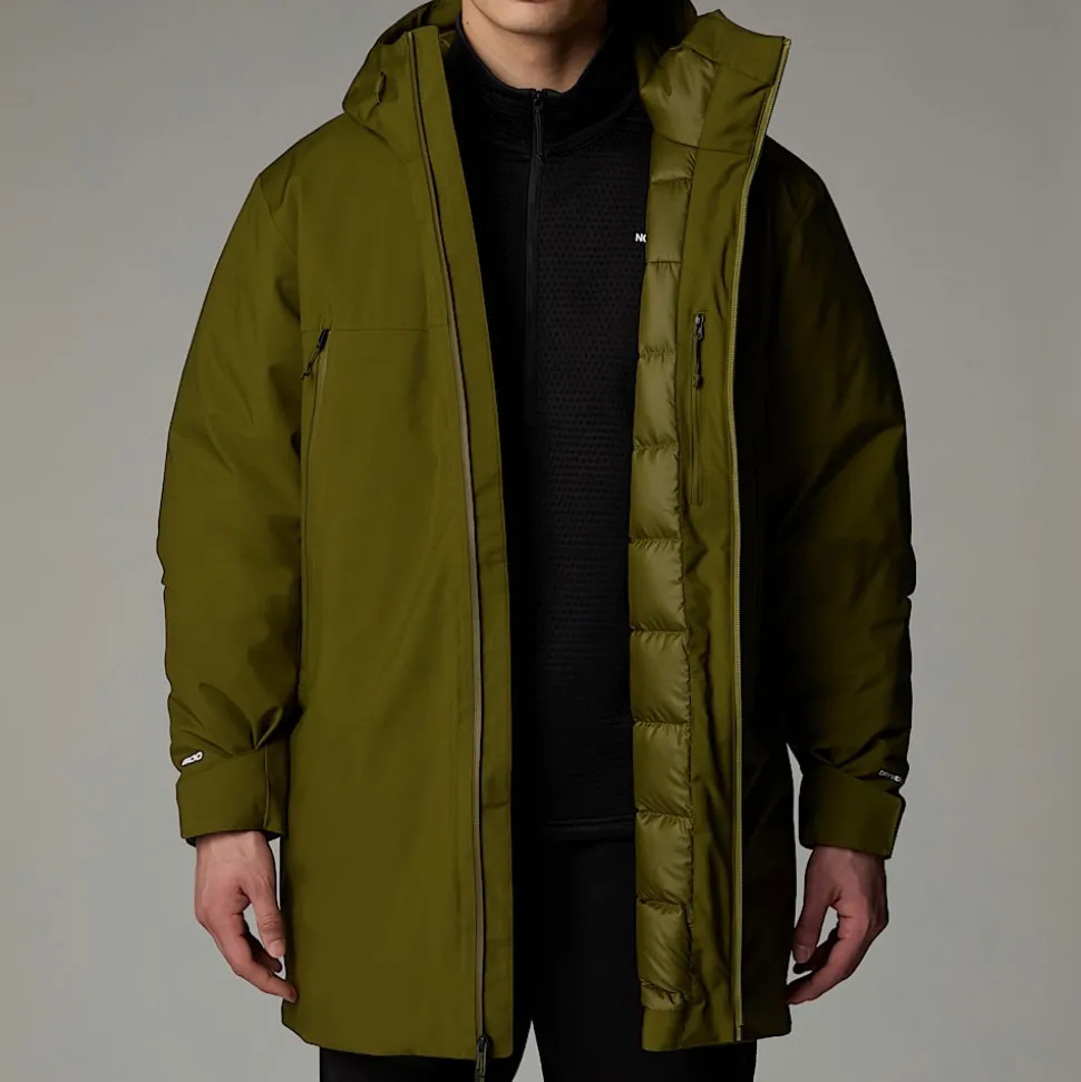 Online The North Face Mountain Range Dunparka Til Herrer Forest Olive