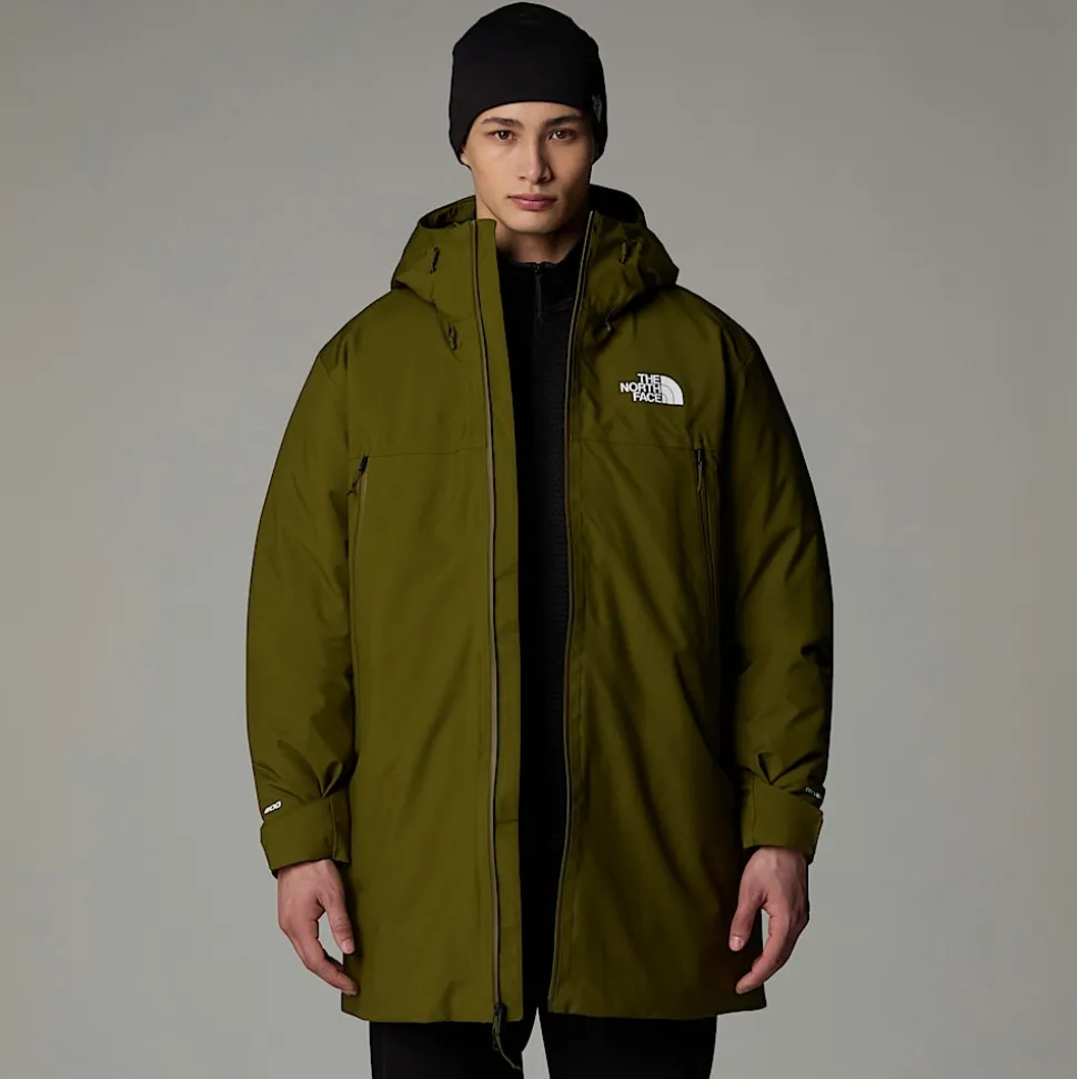 Online The North Face Mountain Range Dunparka Til Herrer Forest Olive