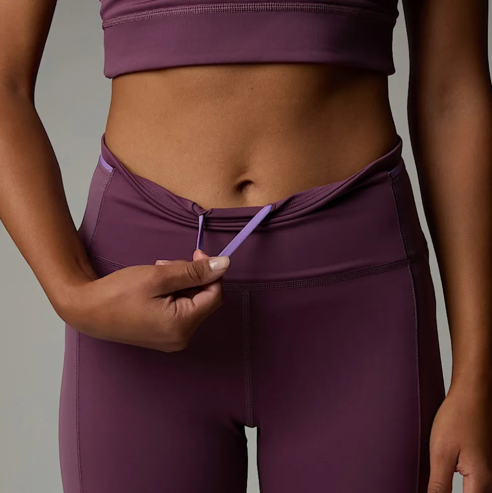 Discount The North Face Movmynt Leggings I Ankellængde Til Damer Midnight Mauve-Purple Granite