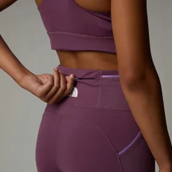 Discount The North Face Movmynt Leggings I Ankellængde Til Damer Midnight Mauve-Purple Granite