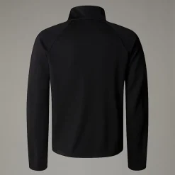 Cheap The North Face Never Stop Langærmet Top Med Kvart Lynlås Til Unge TNF Black
