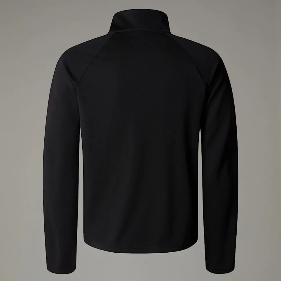 Cheap The North Face Never Stop Langærmet Top Med Kvart Lynlås Til Unge TNF Black