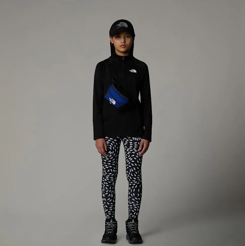 Cheap The North Face Never Stop Langærmet Top Med Kvart Lynlås Til Unge TNF Black