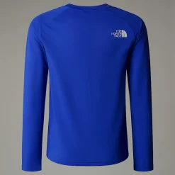 Shop The North Face Never Stop T-shirt Med Lange ærmer Til Unge TNF Blue