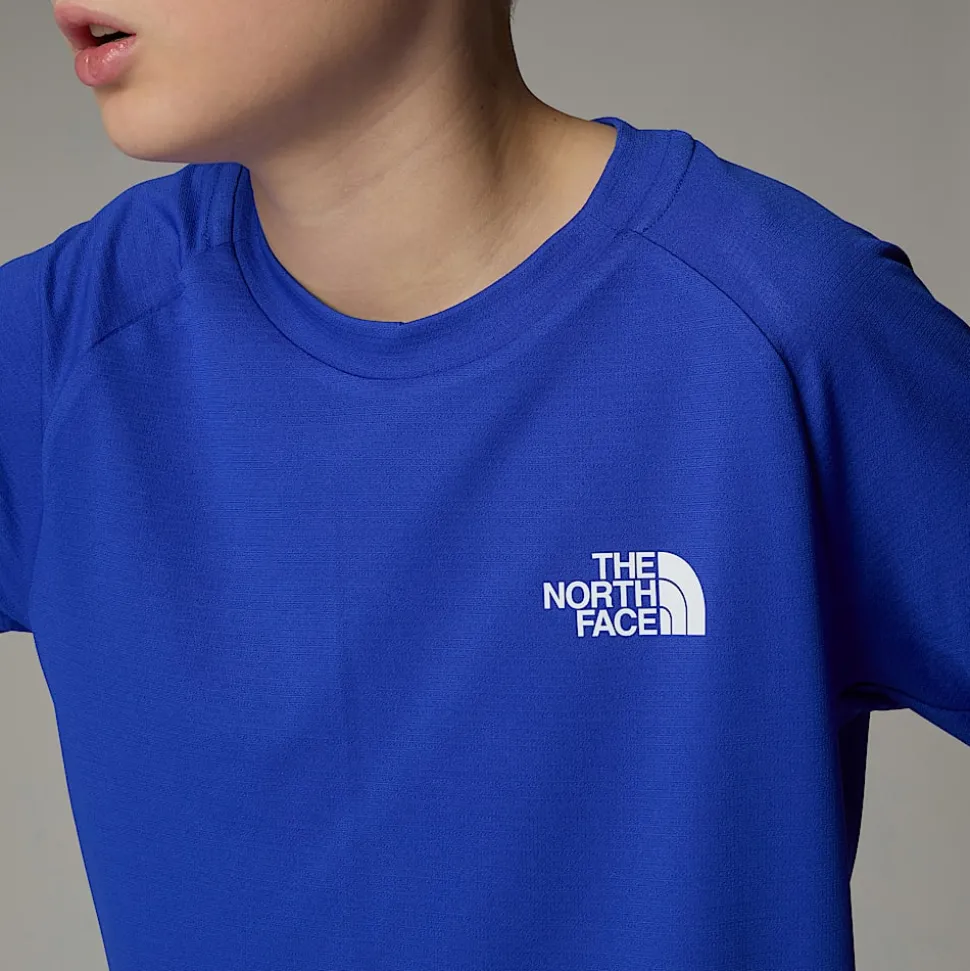 Shop The North Face Never Stop T-shirt Med Lange ærmer Til Unge TNF Blue