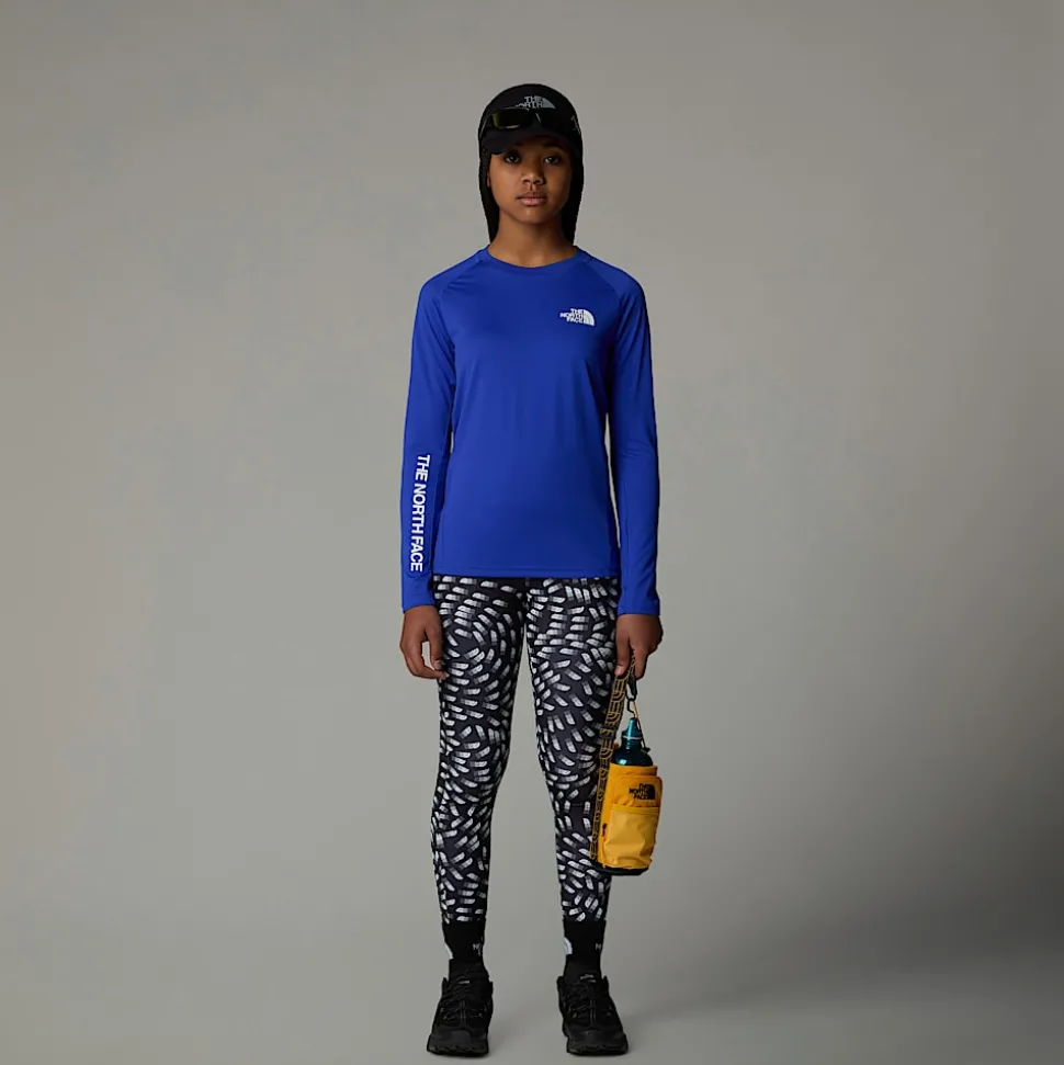 Shop The North Face Never Stop T-shirt Med Lange ærmer Til Unge TNF Blue