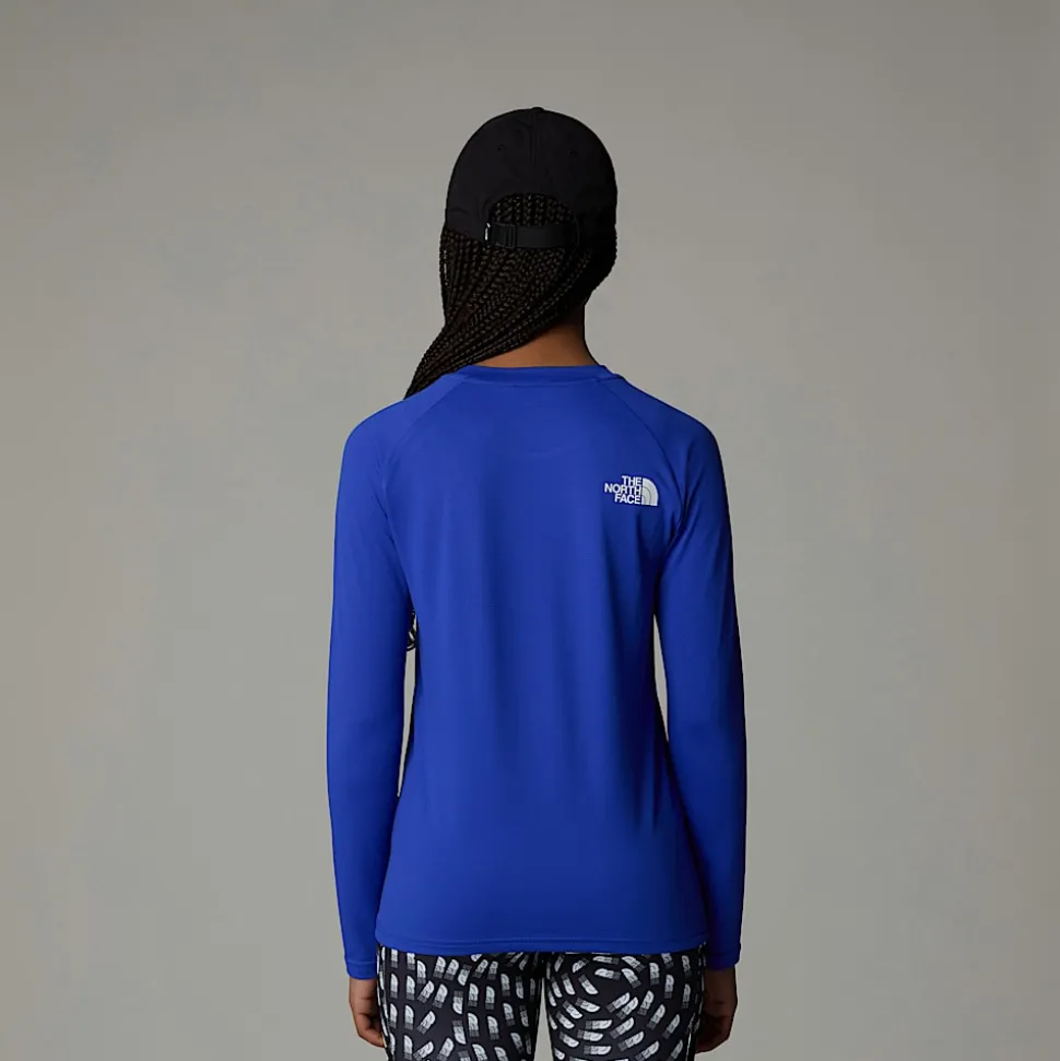 Shop The North Face Never Stop T-shirt Med Lange ærmer Til Unge TNF Blue