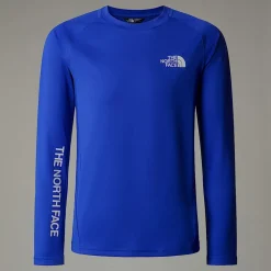 Shop The North Face Never Stop T-shirt Med Lange ærmer Til Unge TNF Blue