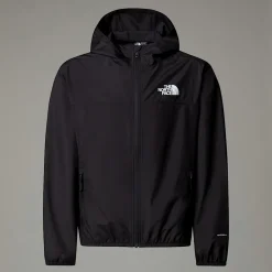 Clearance The North Face Never Stop WindWall™ Jakke Med Hætte Til Drenge TNF Black