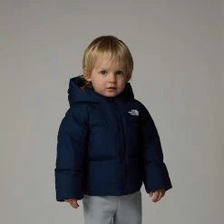 Sale The North Face North Dunjakke Med Fleeceforing Til Baby Summit Navy