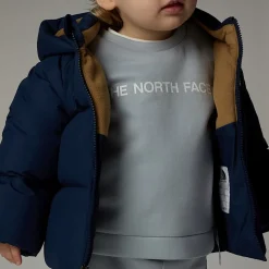 Sale The North Face North Dunjakke Med Fleeceforing Til Baby Summit Navy