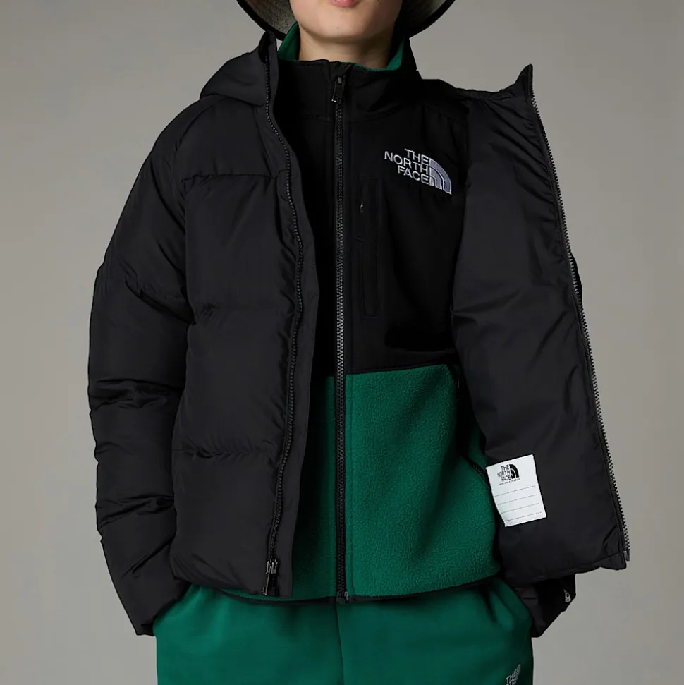 Shop The North Face North Dunjakke Med Hætte Til Drenge TNF Black