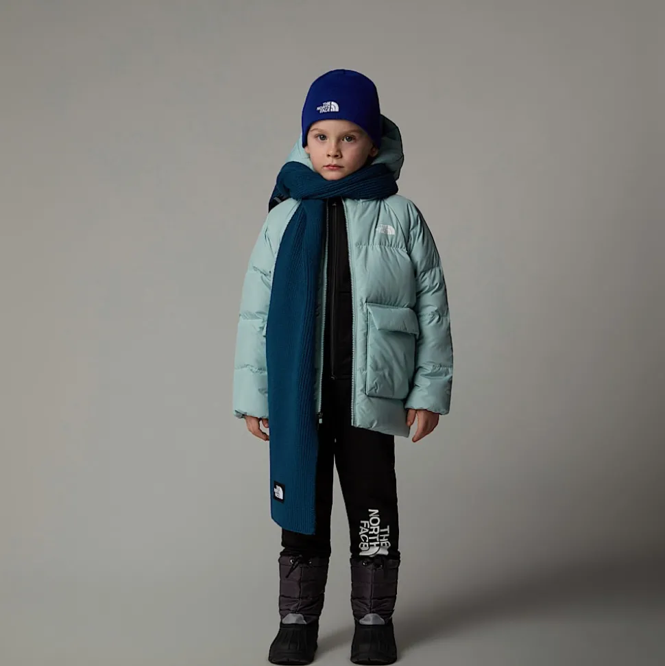 Store The North Face North Dunparka Med Fleeceforing Til Børn Muted Pine