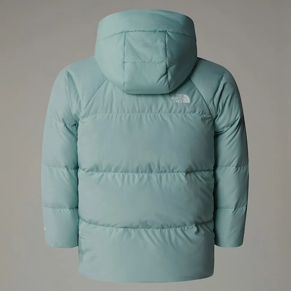 Store The North Face North Dunparka Med Fleeceforing Til Børn Muted Pine