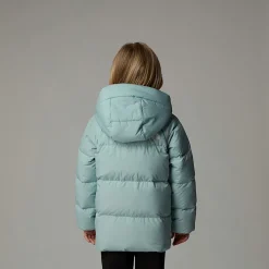 Store The North Face North Dunparka Med Fleeceforing Til Børn Muted Pine