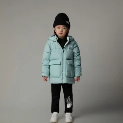 Store The North Face North Dunparka Med Fleeceforing Til Børn Muted Pine