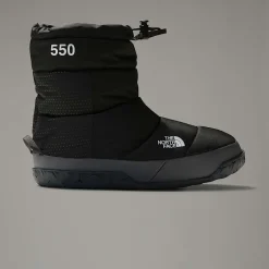Sale The North Face Nuptse Après Booties Til Damer TNF Black-Asphalt Grey
