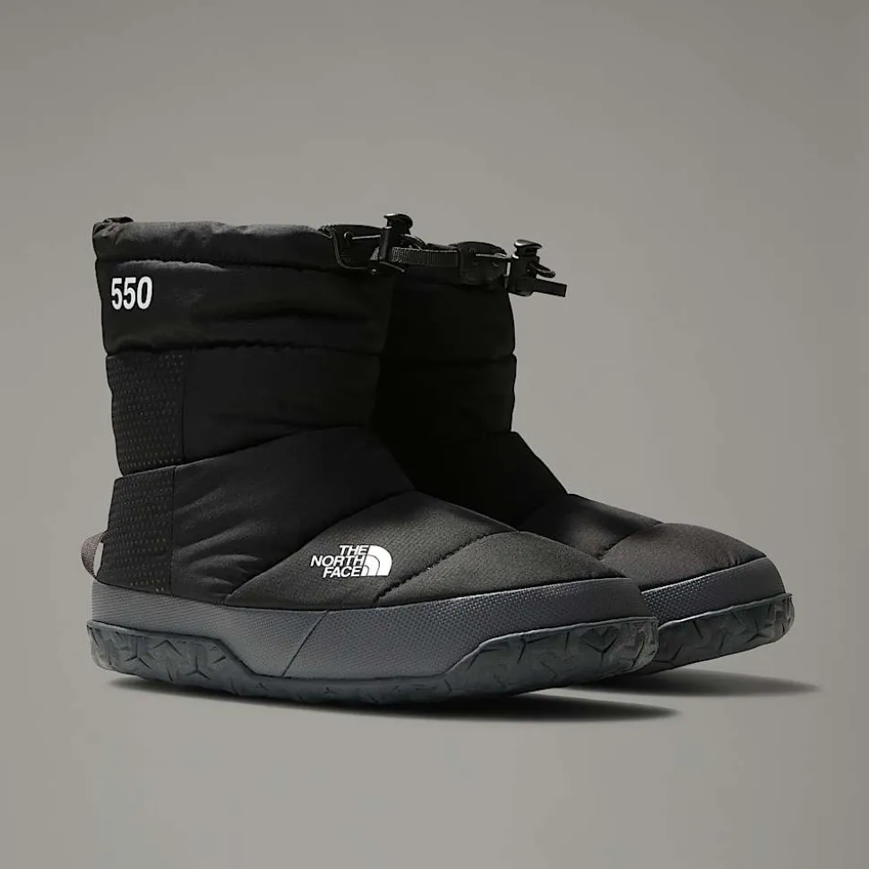 Sale The North Face Nuptse Après Booties Til Damer TNF Black-Asphalt Grey