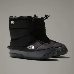 Best The North Face Nuptse Après Booties Til Herrer TNF Black-Asphalt Grey