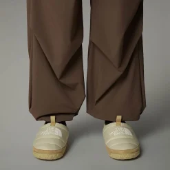 Best The North Face Nuptse Winter Mules Til Damer Gravel-Khaki Stone