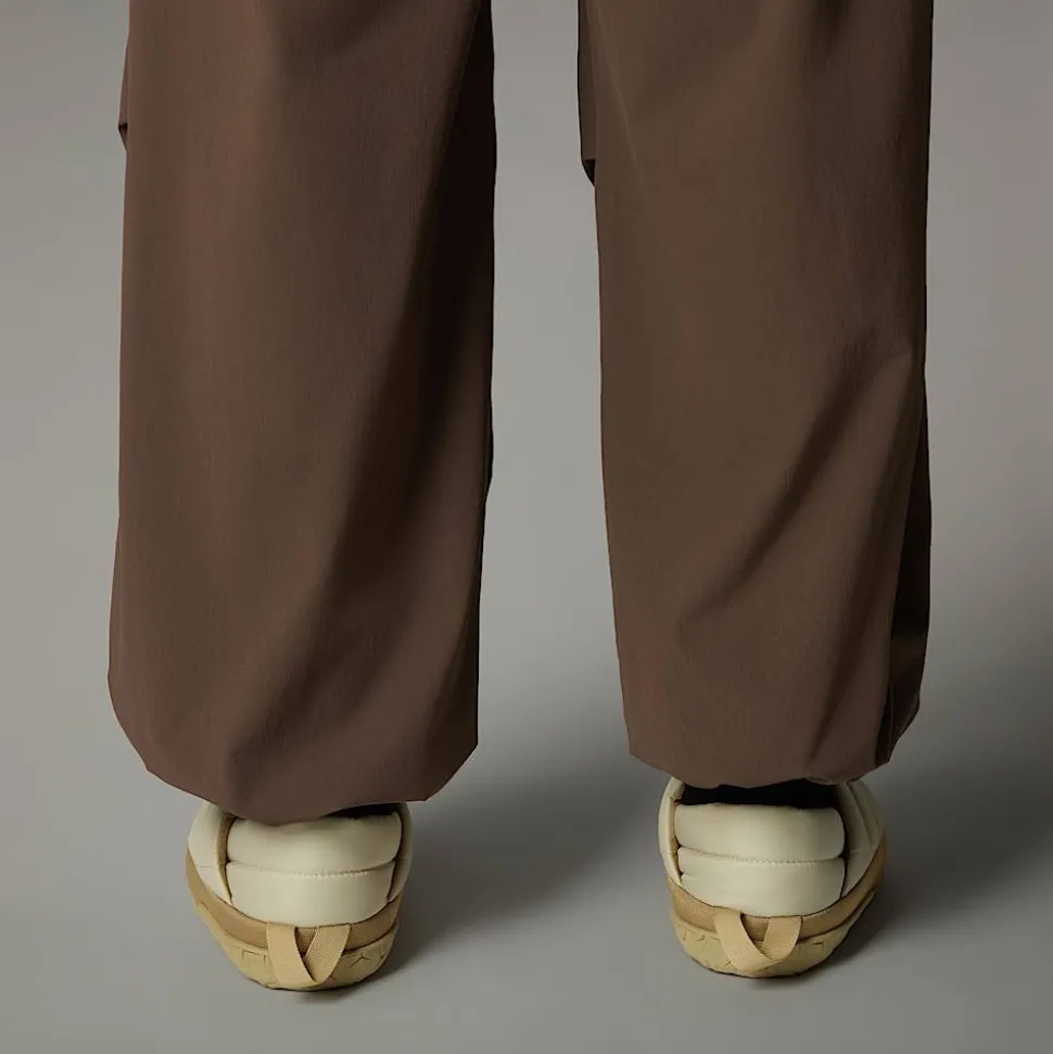 Best The North Face Nuptse Winter Mules Til Damer Gravel-Khaki Stone