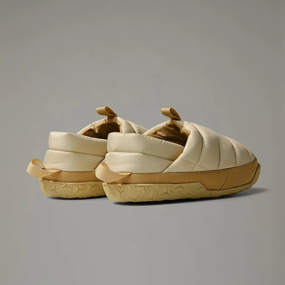 Best The North Face Nuptse Winter Mules Til Damer Gravel-Khaki Stone