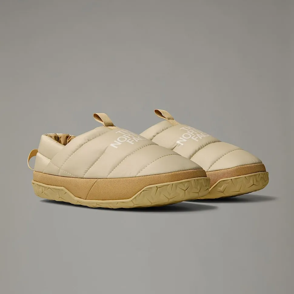 Best The North Face Nuptse Winter Mules Til Damer Gravel-Khaki Stone