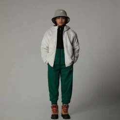 Best Sale The North Face Osito Fleece Med Lynlås Og Hætte Til Piger White Dune