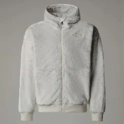 Best Sale The North Face Osito Fleece Med Lynlås Og Hætte Til Piger White Dune