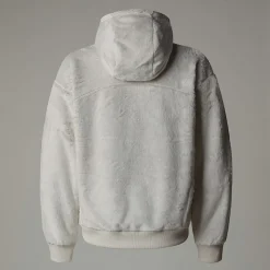 Best Sale The North Face Osito Fleece Med Lynlås Og Hætte Til Piger White Dune