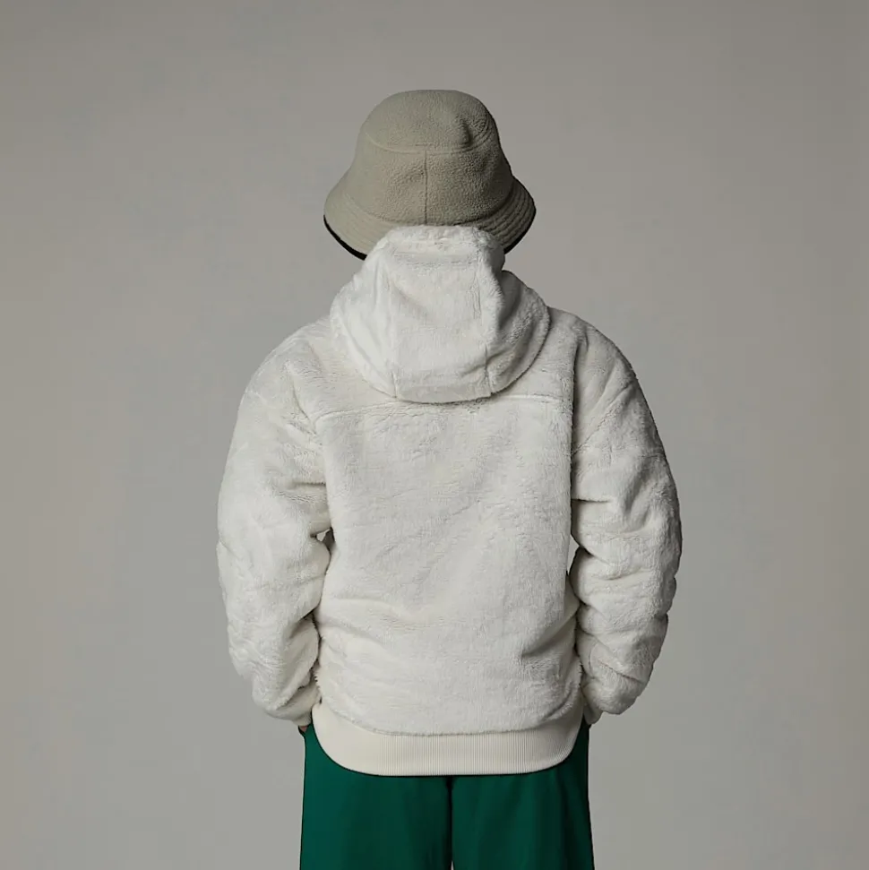 Best Sale The North Face Osito Fleece Med Lynlås Og Hætte Til Piger White Dune