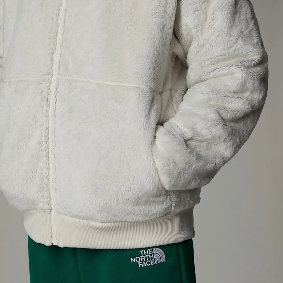 Best Sale The North Face Osito Fleece Med Lynlås Og Hætte Til Piger White Dune