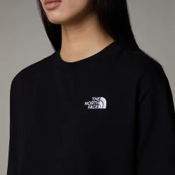 Sale The North Face Oversized Simple Dome T-shirt Til Damer TNF Black