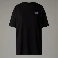 Sale The North Face Oversized Simple Dome T-shirt Til Damer TNF Black