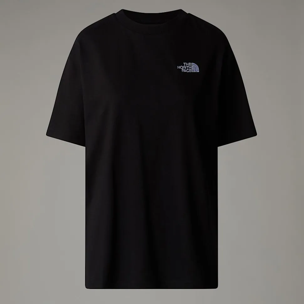 Sale The North Face Oversized Simple Dome T-shirt Til Damer TNF Black