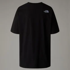 Sale The North Face Oversized Simple Dome T-shirt Til Damer TNF Black