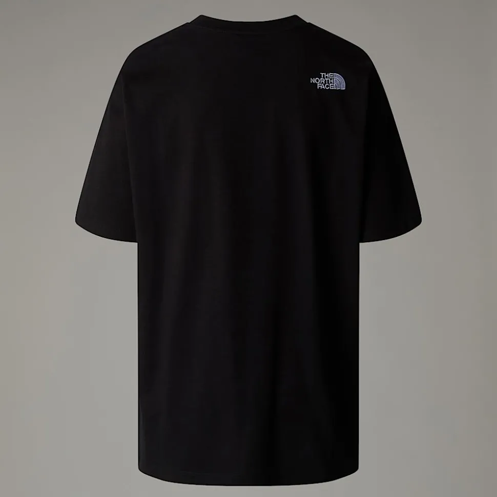Sale The North Face Oversized Simple Dome T-shirt Til Damer TNF Black