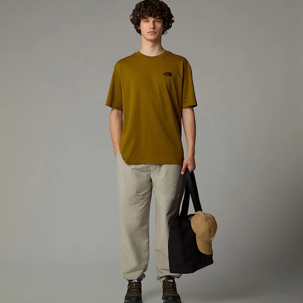 Clearance The North Face Oversized Simple Dome T-shirt Til Herrer Moss Green