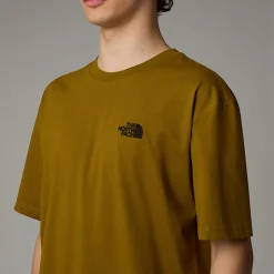 Clearance The North Face Oversized Simple Dome T-shirt Til Herrer Moss Green